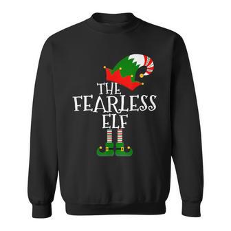 The Fearless Elf Matching Family Group Christmas Sweatshirt - Monsterry