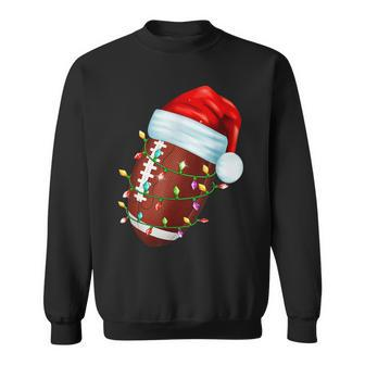 Football Snowman Christmas Tree Pajamas Matching Boys Sweatshirt - Monsterry UK