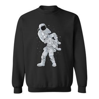 Galaxy Bjj Astronaut Flying Armbar Jiu-Jitsu Brazilian Sweatshirt - Monsterry DE