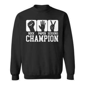 Game Rock Paper Scissors Champion Sweatshirt | Seseable UK