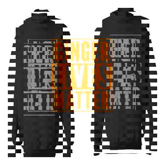 Ginger Lives Matter Old School Graphic Redhead Sweatshirt - Thegiftio