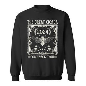 Great Cicada Comeback Tour 2024 Insect Invasion Sweatshirt | Mazezy CA