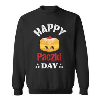 Happy Paczki Day Polish Fat Thursday Donut Poland Sweatshirt - Seseable