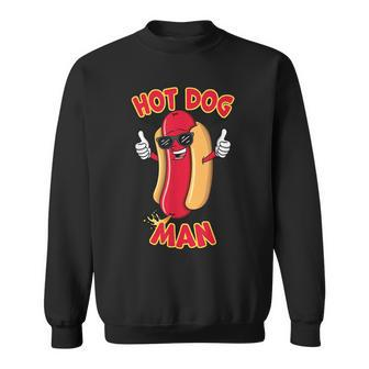 Hot Dog Maker Hot Dog Man Sweatshirt - Monsterry CA