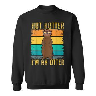 Hot Hotter Otter Vintage Sweatshirt - Monsterry