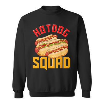 Hotdog Squad Hot Dog Joke Sausage Frankfurt Sweatshirt - Monsterry DE