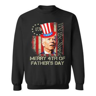 Joe Biden 4Th Of July Merry 4Th Of Father's Day Us Fla Sweatshirt - Monsterry UK