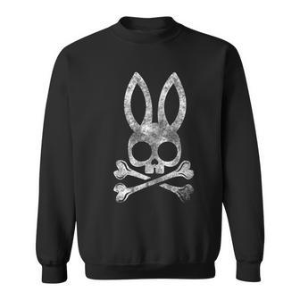 Jolly Roger Bunny Skull Crossbones Egg Hunt Easter Day Sweatshirt | Mazezy AU