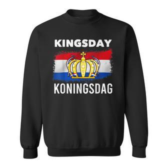 Koningsdag Netherlands Flag Dutch Holidays Kingsday Sweatshirt - Monsterry