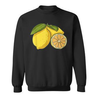 Lemon Citrus Fruit Sweatshirt - Geschenkecke