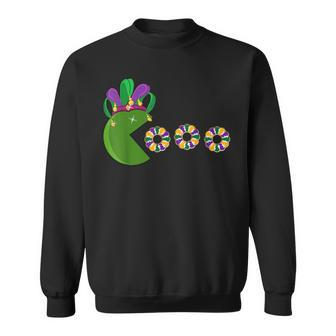 Mardi Gras Hat Eating King Cakes Mardi Gras Sweatshirt - Monsterry