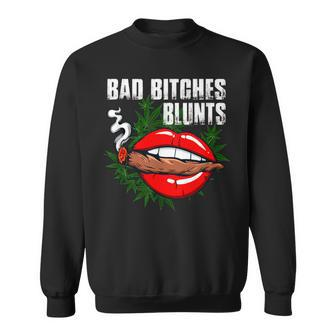Marijuana Weed 420 Weed Sexy Lips Cannabis Marijuana Sweatshirt - Seseable