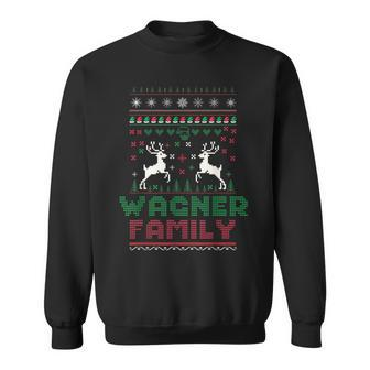 Matching Ugly Christmas Family Name Wagner Sweatshirt - Seseable
