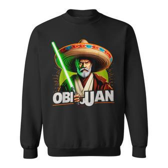 Mexican Obi Juan Movie Parody Nerd Cinco De Mayo Sweatshirt | Mazezy