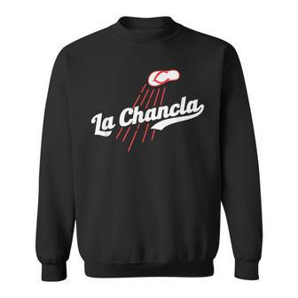 Mexico Flying La Chancla Baseball Sweatshirt - Monsterry