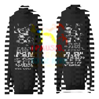 Monke Tag Gorilla Birthday Decorations Vr Gamer Sweatshirt | Seseable CA
