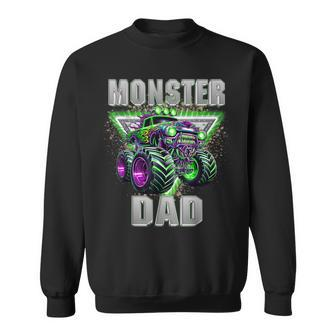 Monster Truck Dad Fathers Day Monster Truck Are My Jam Sweatshirt - Thegiftio UK