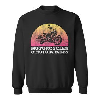 Motorcycle And Motorcycles Sweatshirt - Thegiftio UK