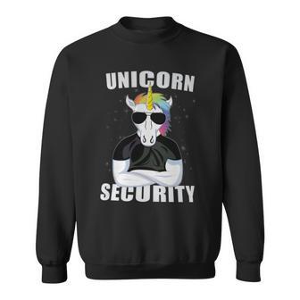 Muscle Unicorn Security Unicorns Lover Party Sweatshirt - Monsterry UK