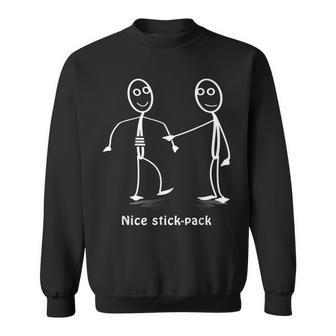 Nice Stick-Pack Stickman Costume Stick Figure Sweatshirt - Monsterry DE