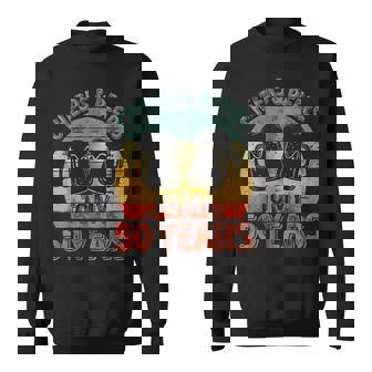 Old Drinker 50Th Cheers And Beers To My 50 Years Sweatshirt - Thegiftio