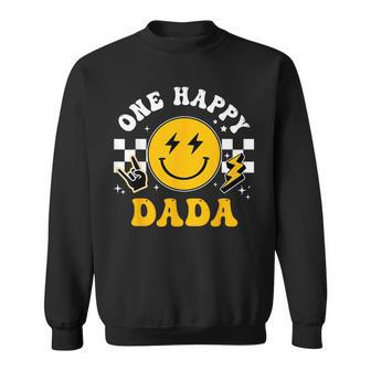 One Happy Dude Dada 1St Birthday Family Matching Sweatshirt - Monsterry