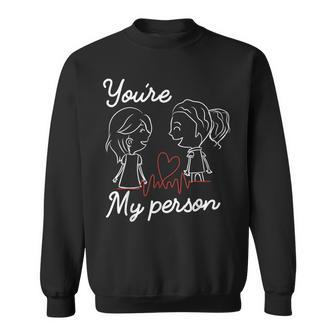 You're My Heartbeat Person Sweatshirt - Monsterry UK