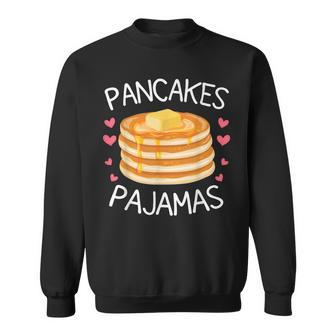 Pancakes Pajamas Cute Kawaii Pancakes Lover Sweatshirt - Monsterry