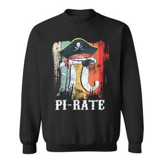 Pi-Rate Happy Pi Day Math Geek Pirate Lover Sweatshirt - Monsterry DE