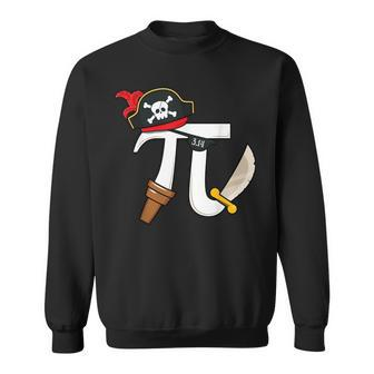 Pi Rate Pirate Pi Day Boys Girls Science Math Teacher Sweatshirt - Thegiftio UK