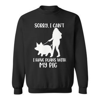 Pig Cute Pigs Girls Pet Owner Pig Sweatshirt | Mazezy