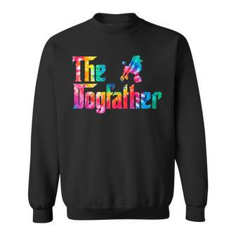 Poodle Dogfather Tie Dye Father's Day Sweatshirt - Monsterry