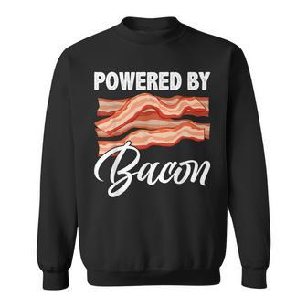 Powered By Bacon Bacon Lovers Sweatshirt - Monsterry