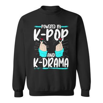 Powered By K-Pop And K-Drama Oppa Idols Bias Korean Sweatshirt - Monsterry UK