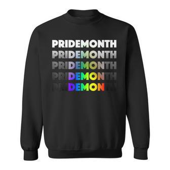 Pride Month Demon Sweatshirt - Monsterry DE