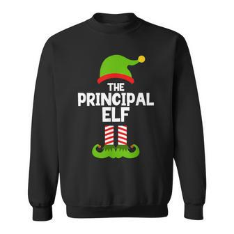 The Principal Elf Christmas Matching Family Party Sweatshirt | Mazezy CA