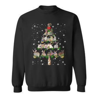 Rabbits Christmas Tree Ornament Decor Sweatshirt - Monsterry