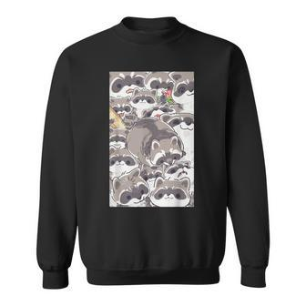 Raccoon Face Cute Pet Forest Animal Sweatshirt - Monsterry UK