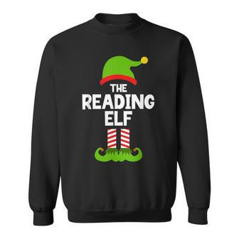 The Reading Elf Christmas Matching Party Book Reader Sweatshirt | Mazezy DE