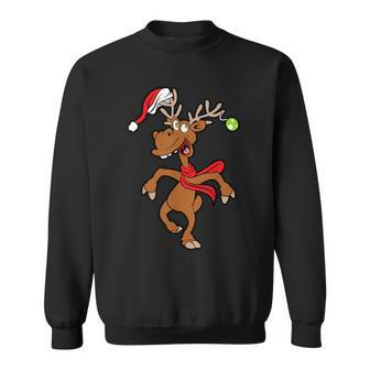 Reindeer Rudolf Christmas Xmas Sweatshirt - Seseable