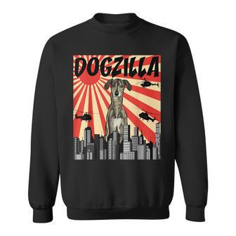 Retro Japanese Dogzilla Sloughi Sweatshirt - Thegiftio UK