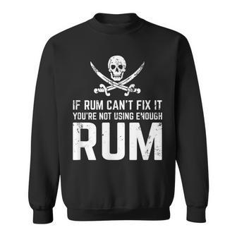 Rum Lover Distressed Sweatshirt - Monsterry