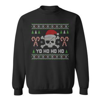 Santa Pirate Classic Tacky Christmas Sweatshirt - Monsterry