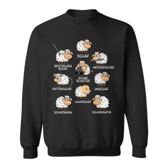 Sheep Unschaf Word Game Sheep Herd Long-Sleeved Sweatshirt - Seseable