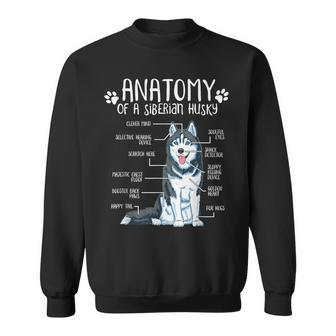 Siberian Husky Dog Holder Anatomy Dog Sweatshirt - Seseable