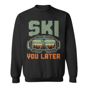 Ski Lifestyle Skiing In Winter Skier Sweatshirt - Seseable