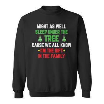 Sleep Under Tree I'm The In The Family Christmas Sweatshirt - Seseable