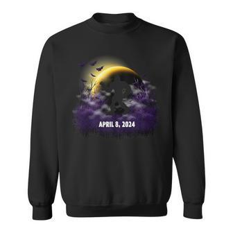 Solar Eclipse April 08 2024 Bigfoot Sweatshirt - Monsterry CA