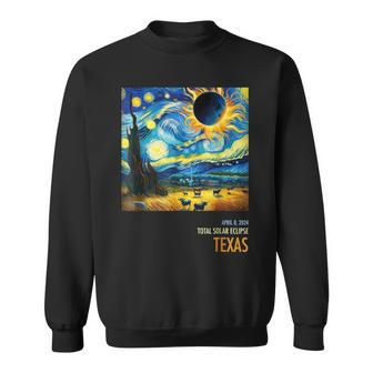 Total Solar Eclipse 2024 Texas Sweatshirt - Monsterry