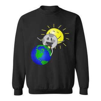 Total Solar Eclipse Space Photobomb Sweatshirt | Mazezy